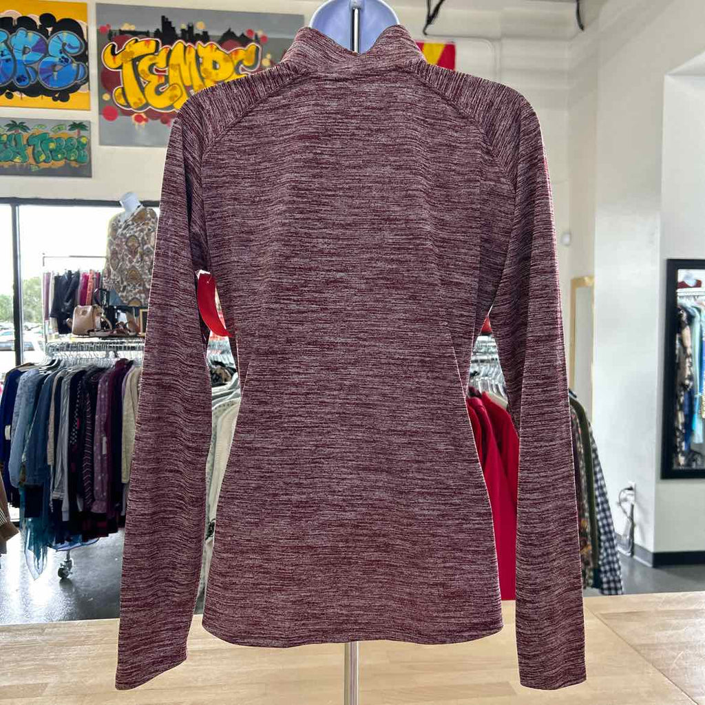 Russell Size M Burgundy Preloved Athletic Jacket