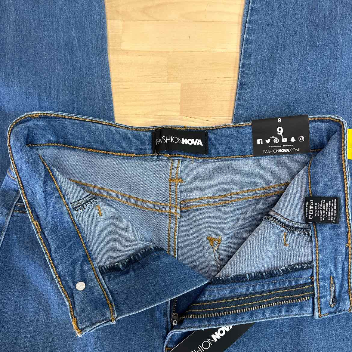 Fashionova Size 9 Blue Denim Preloved Jeans