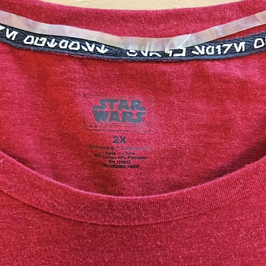 Star Wars Size 2XL Red New T-shirt