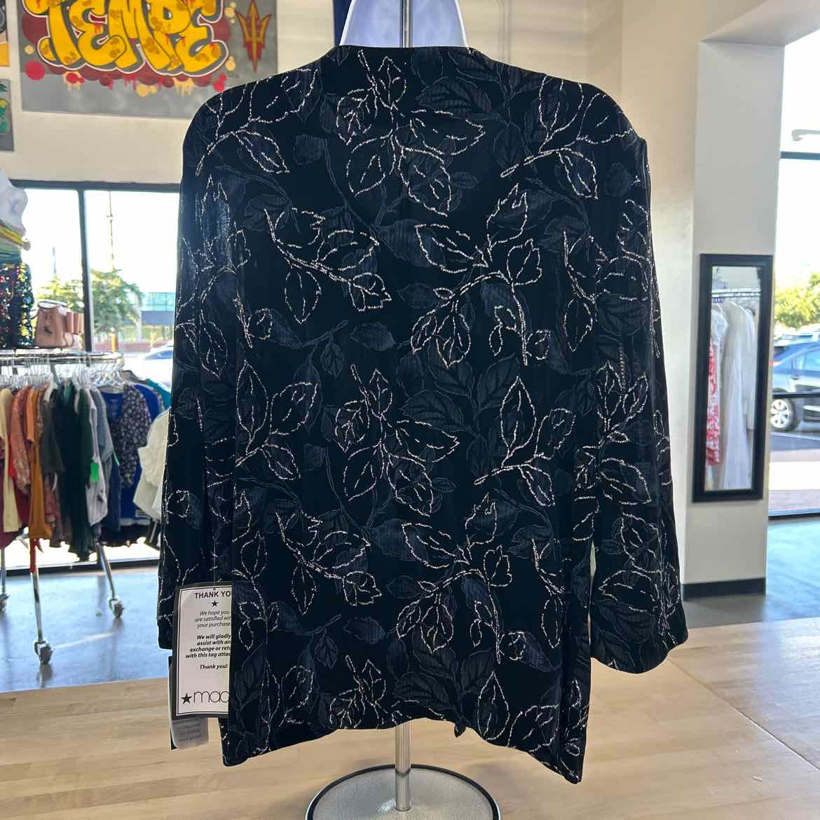 Alex Evenings Women's Printed Top & Jacket Set