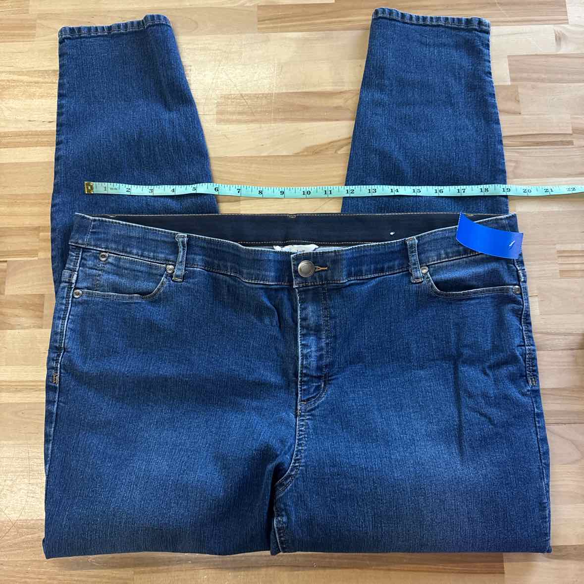 CJ Banks Size 18 Blue Denim Preloved Jeans