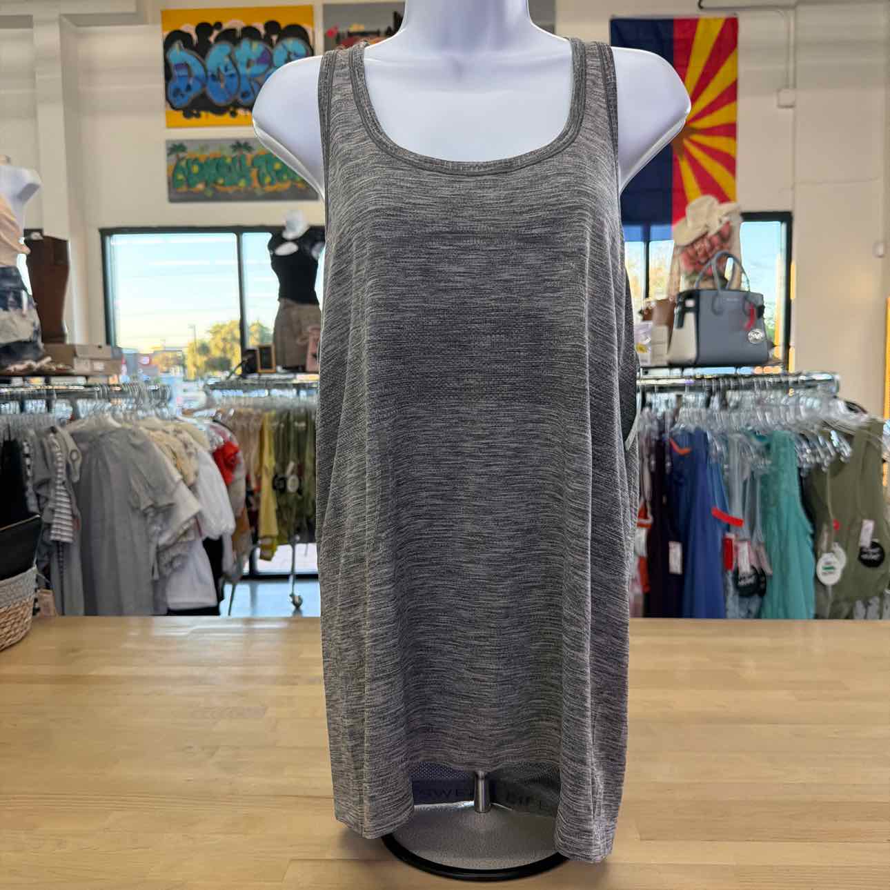 LuluLemon Size 12 Gray Preloved Athletic Tank