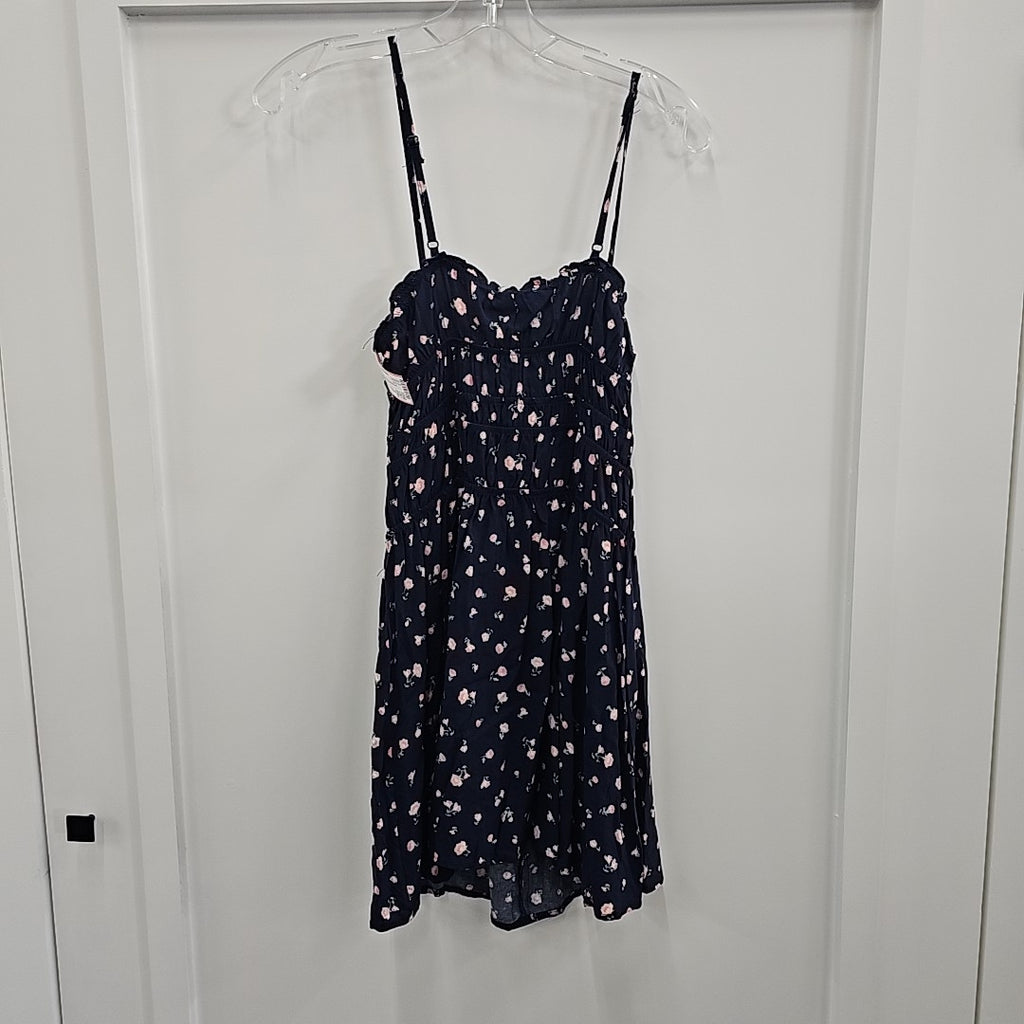 Hippie Rose Juniors' Smocked Button-Front Dress