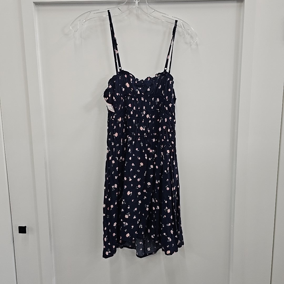 Hippie Rose Juniors' Smocked Button-Front Dress