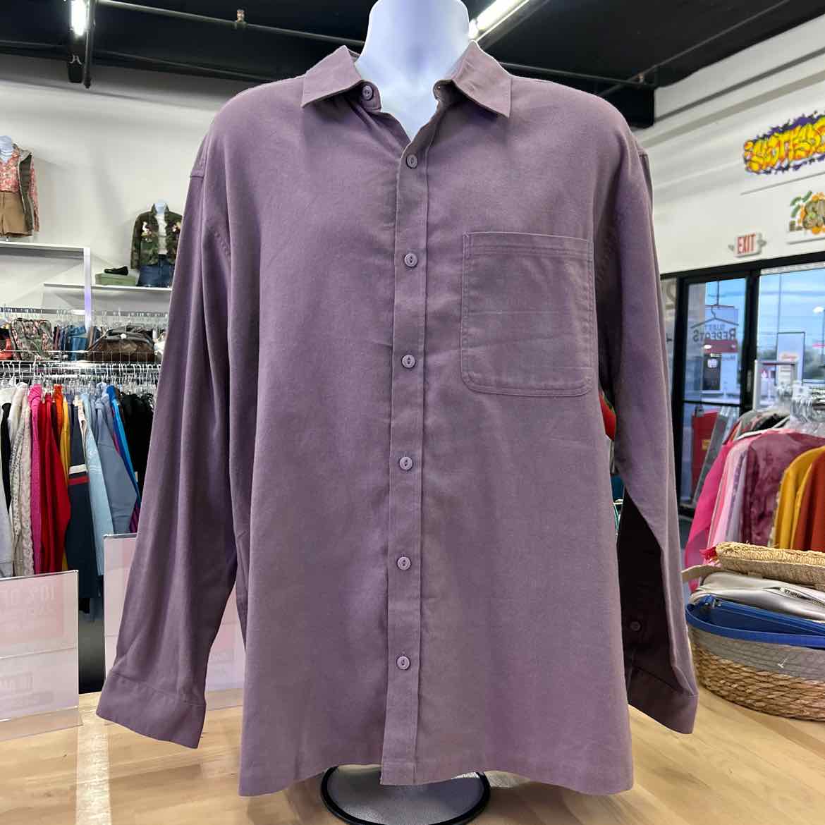 Mode of One Men's Relaxed-Fit Flannel Shirt