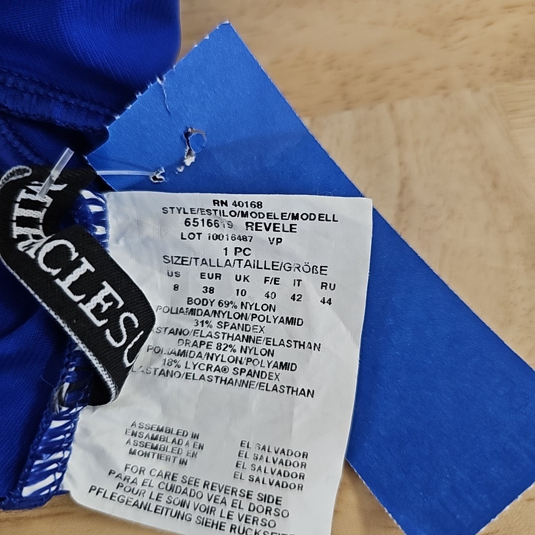 MiracleSuit Size 8 Blue Preloved Swimsuit