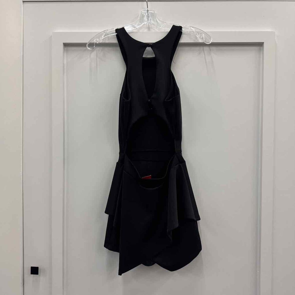 Charlotte Russe Size M Black Preloved Romper