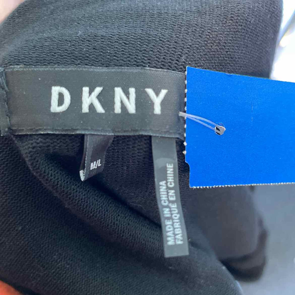 DKNY Size M/L Black Duster