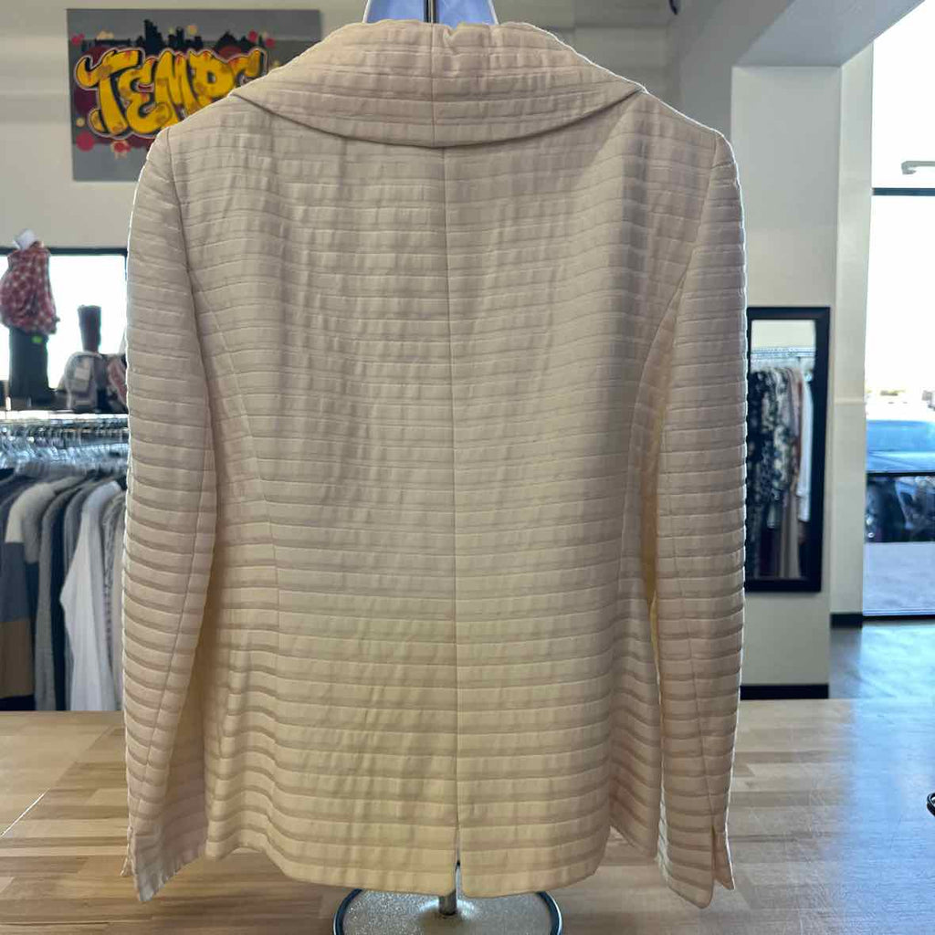 Ellen Tracy Size 14 White Jacket