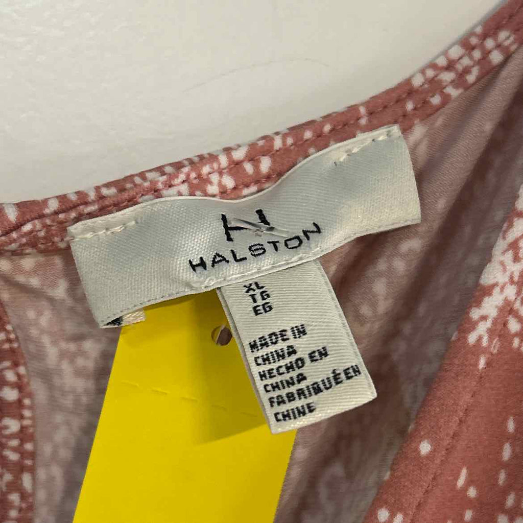Halston Size XL Pink Preloved Dress