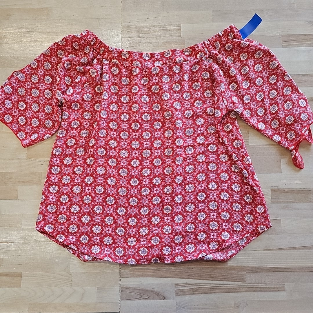 ReneeC Size XL Red Blouse