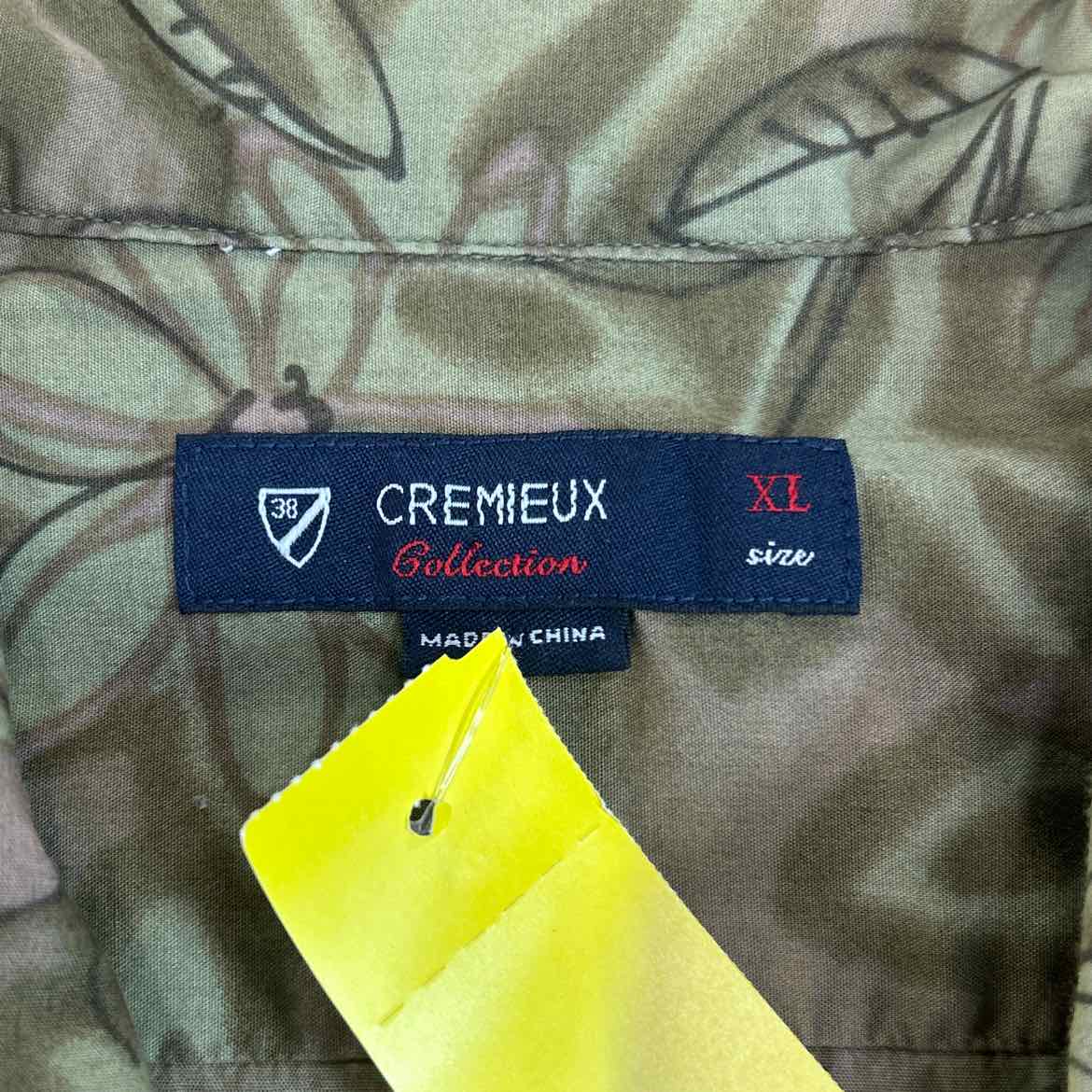 Cremieux Size XL Green Preloved MENS Button Down Shirt