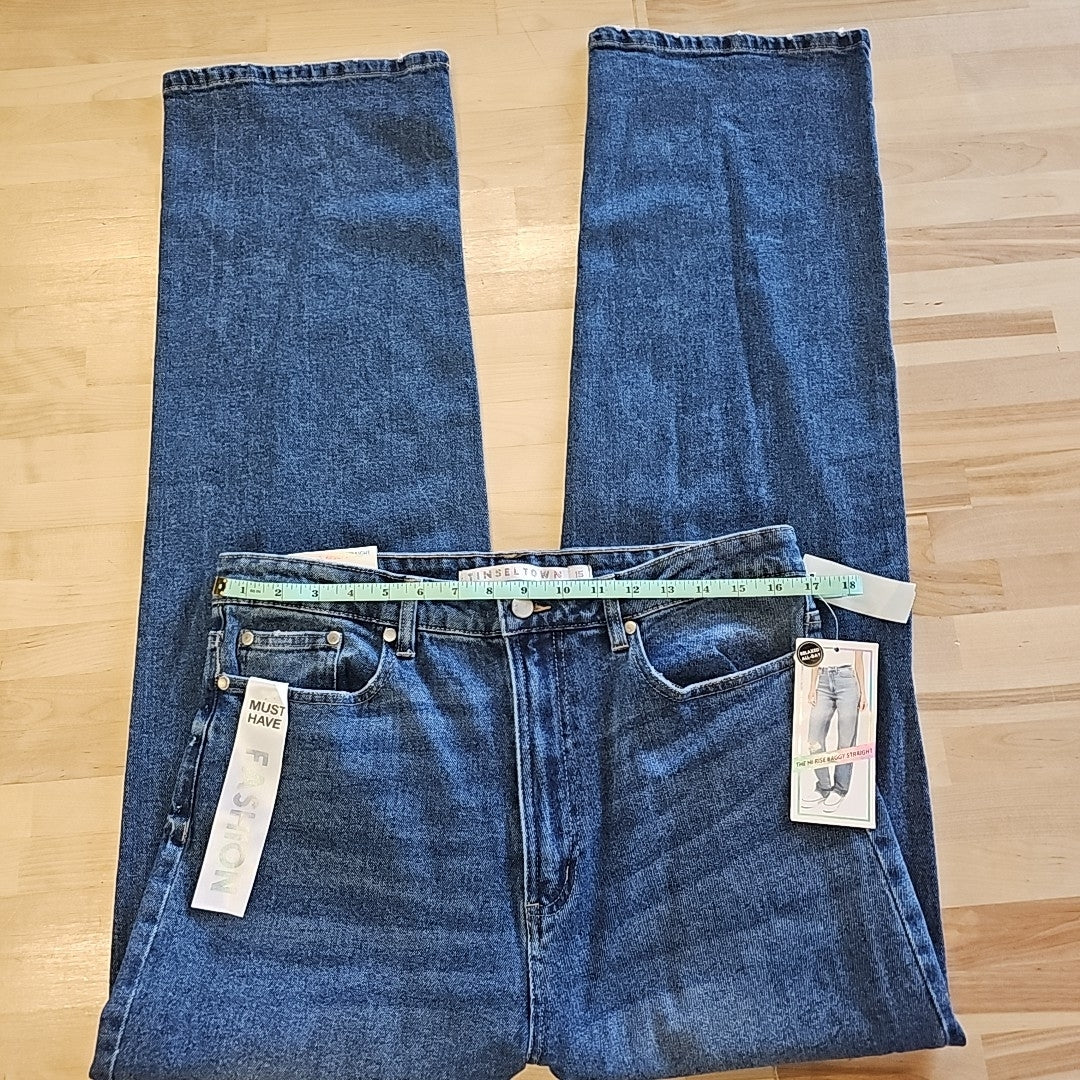 TINSELTOWN Size 15 Blue Denim New Jeans