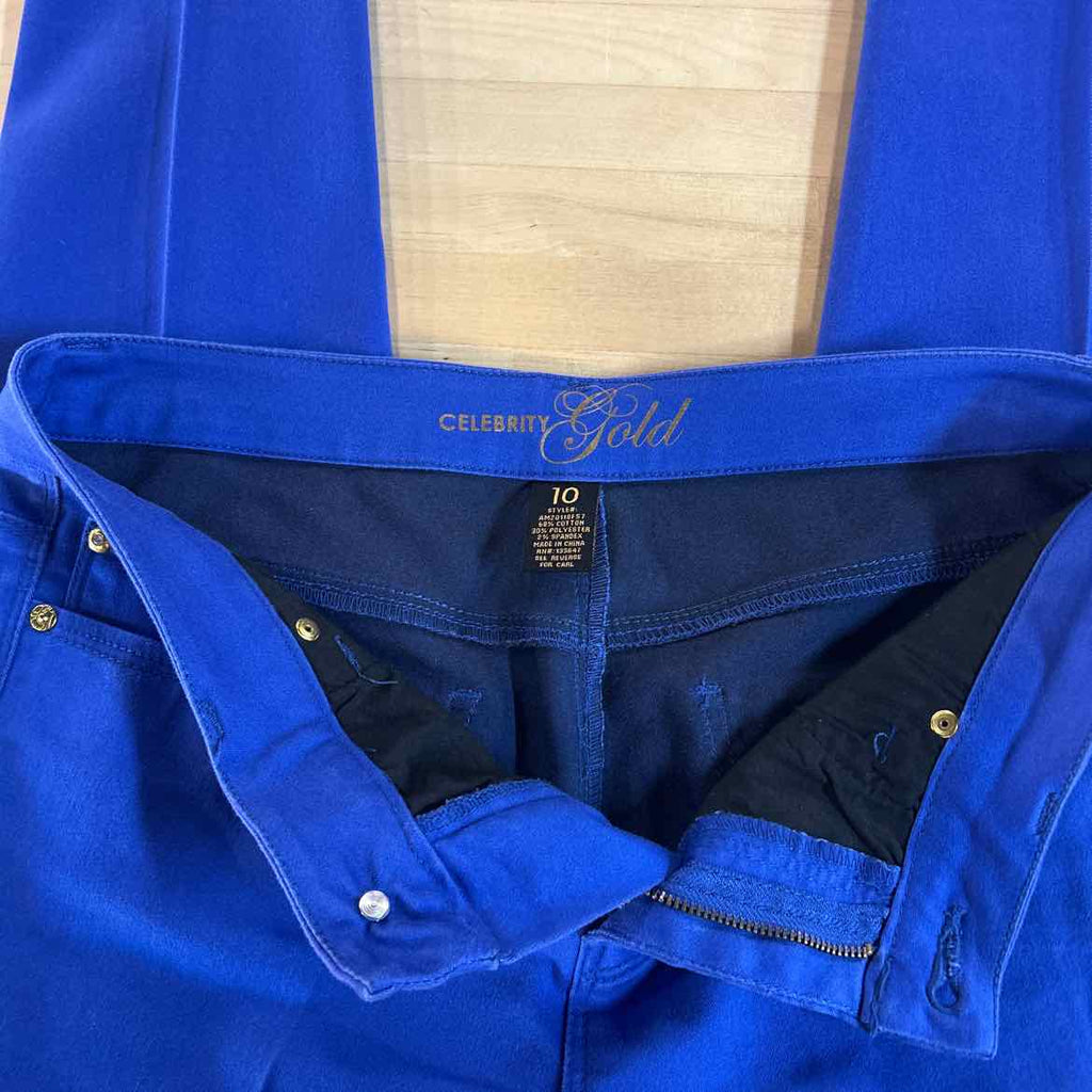 Celebrity Gold Size 10 Blue Preloved Pants
