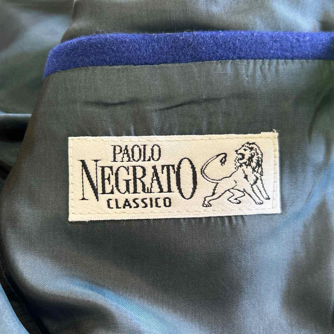 Paolo Negrato Classico Size M Blue Preloved MENS Blazer