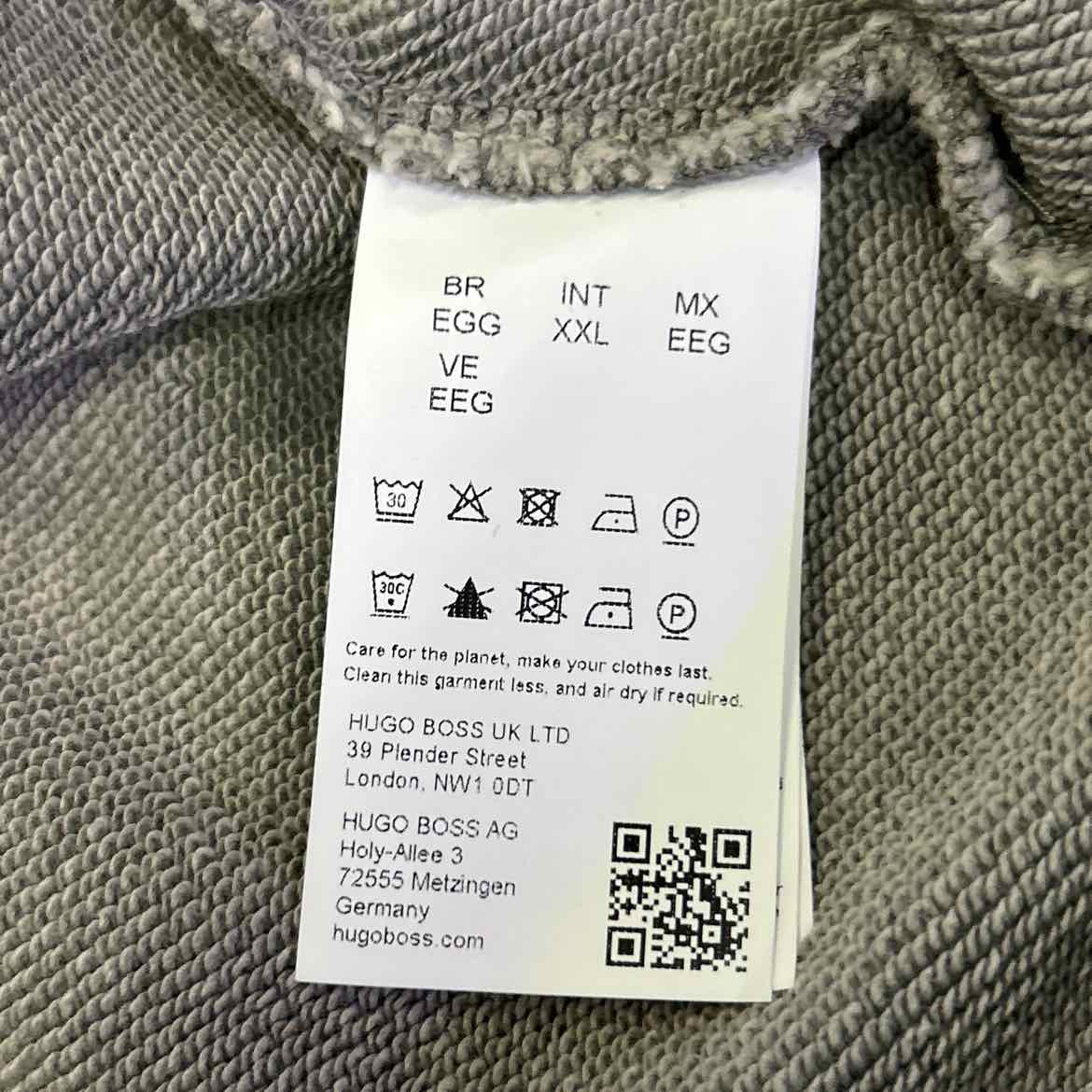 HUGO Size XXL Grey MENS Jacket