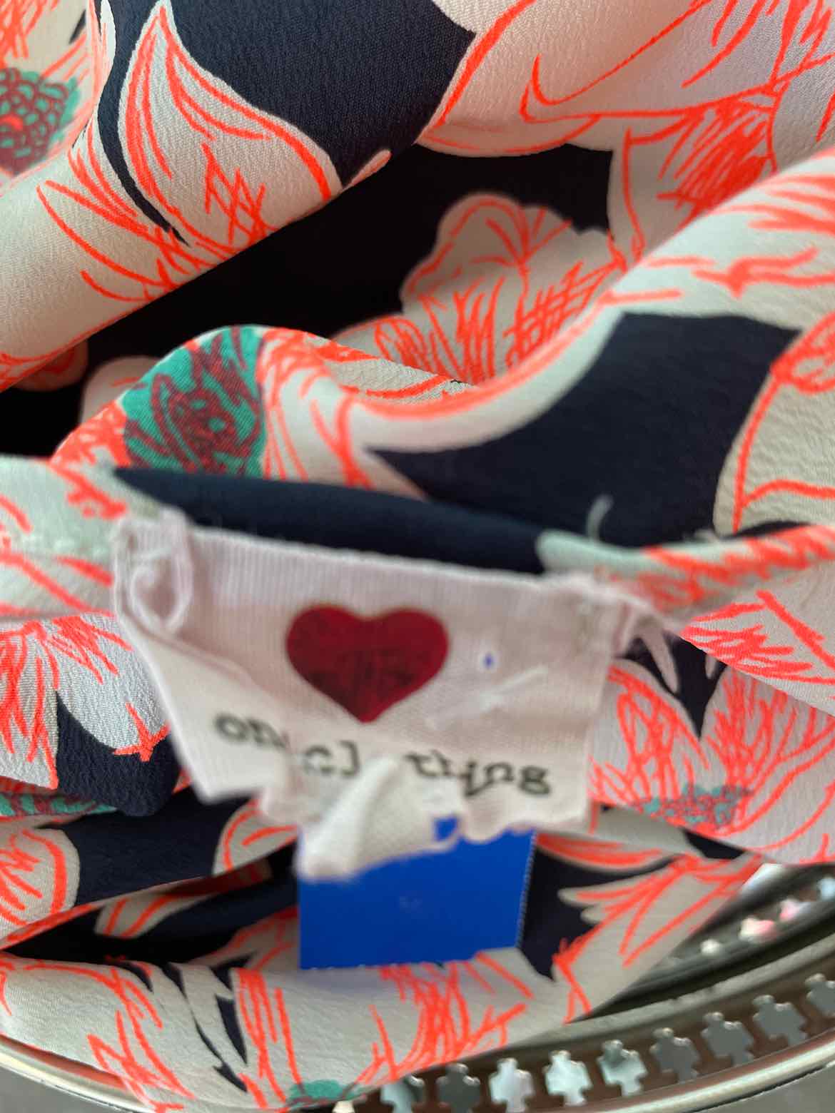 One Clothiing Size S Neon Orange Sleeveless