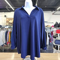 Jones New York Size L Blue Preloved Blouse LS