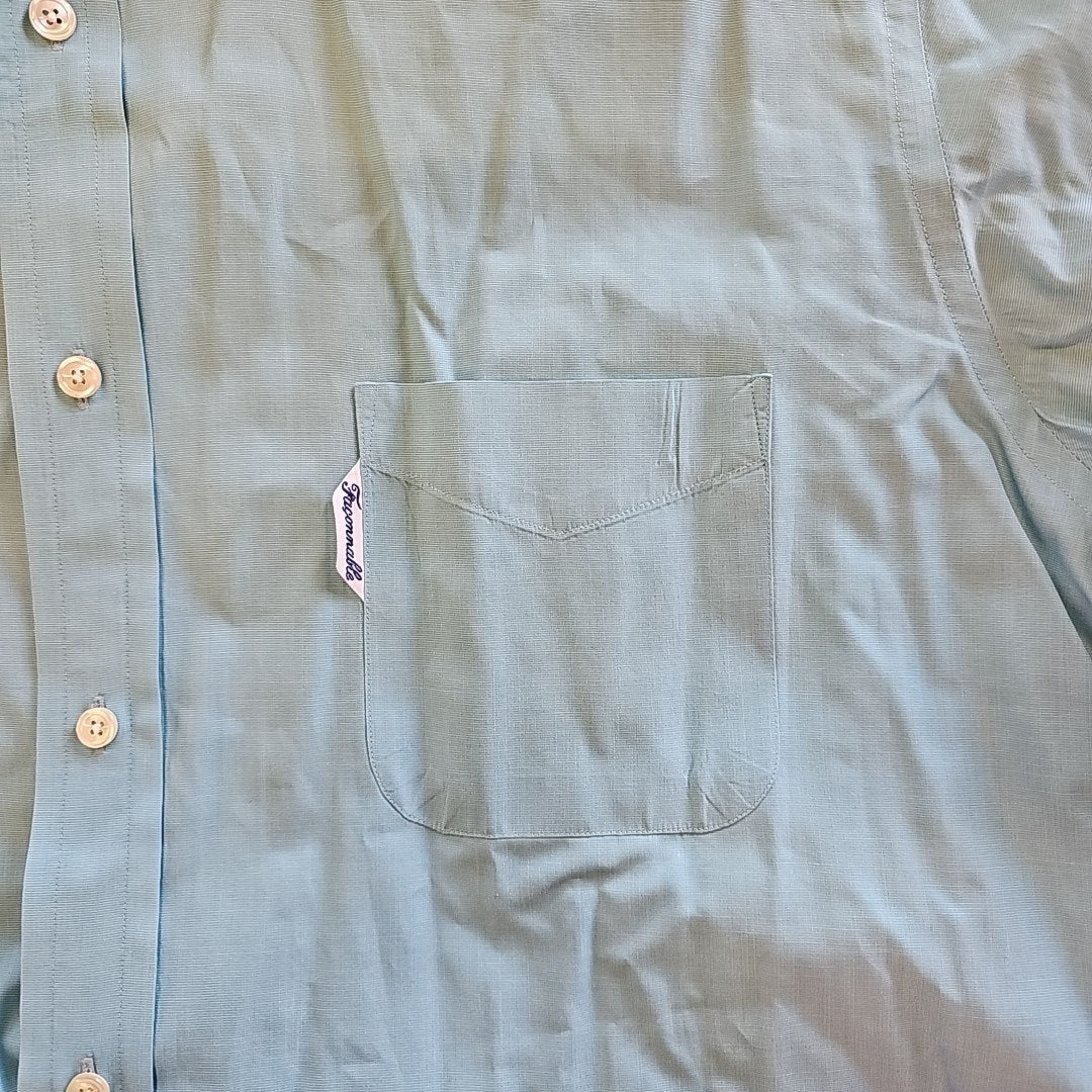 Faconnable Size XL Blue MENS Button Down Shirt