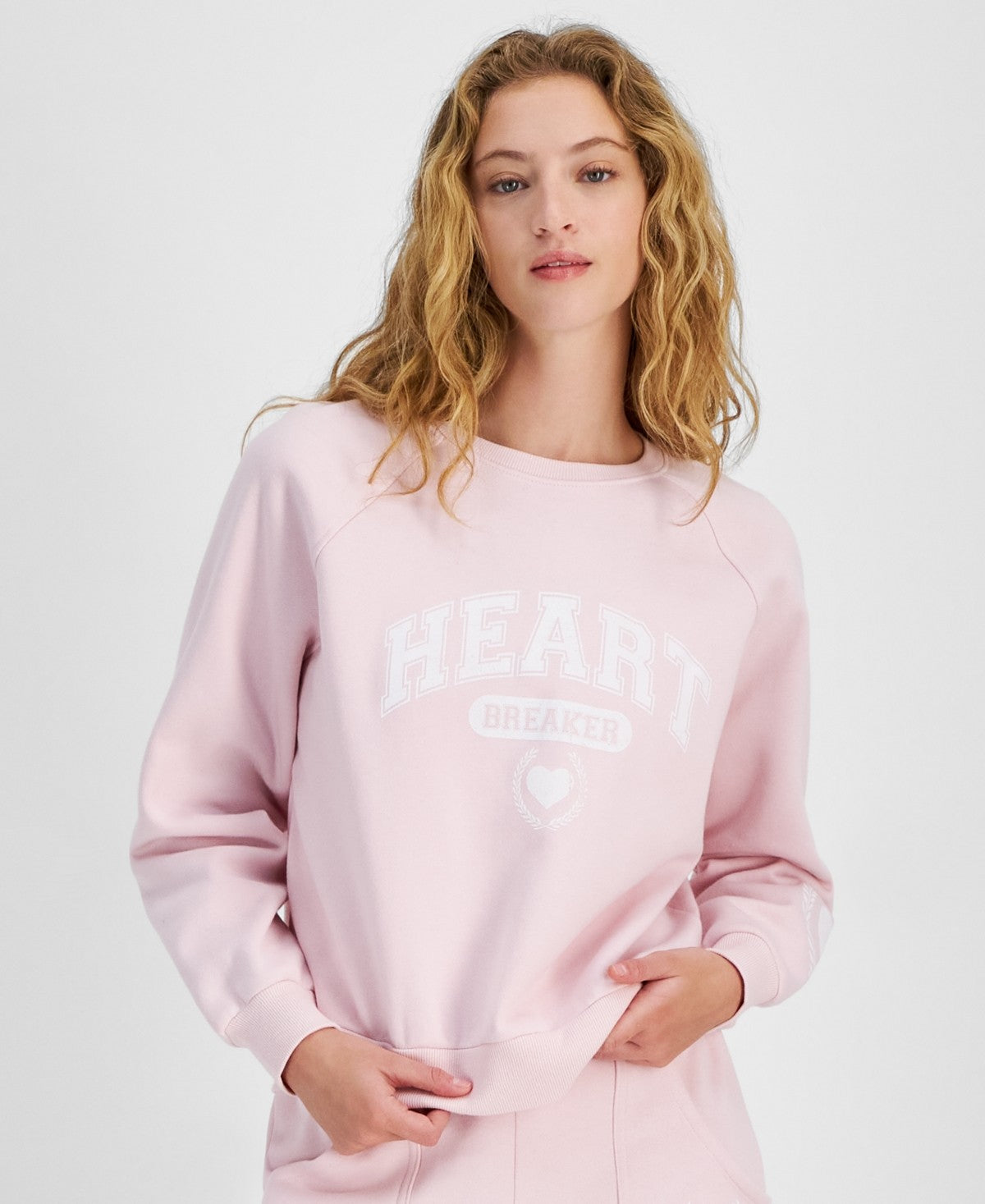 Self Esteem Juniors' Graphic Crewneck Sweatshirt - Ballet Slippers