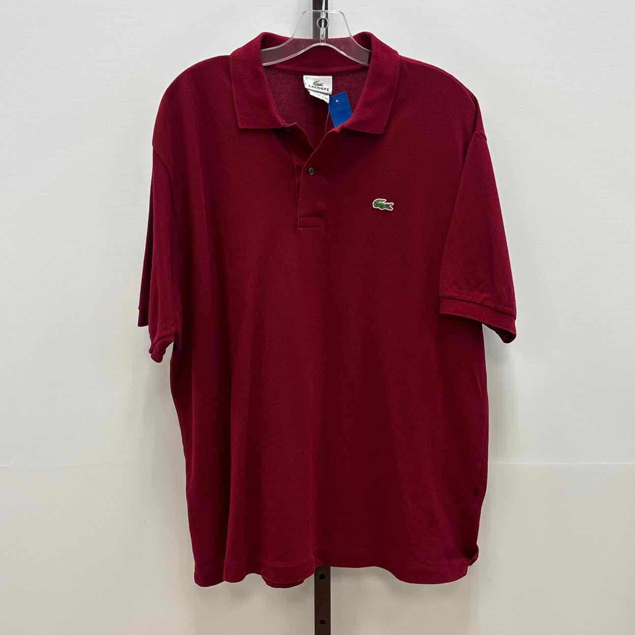 Lacoste Size L Men's Classic Pique 100% Cotton Short Sleeve Polo