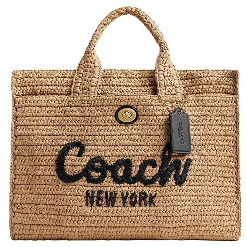 Coach Natural Tote Straw Handbag