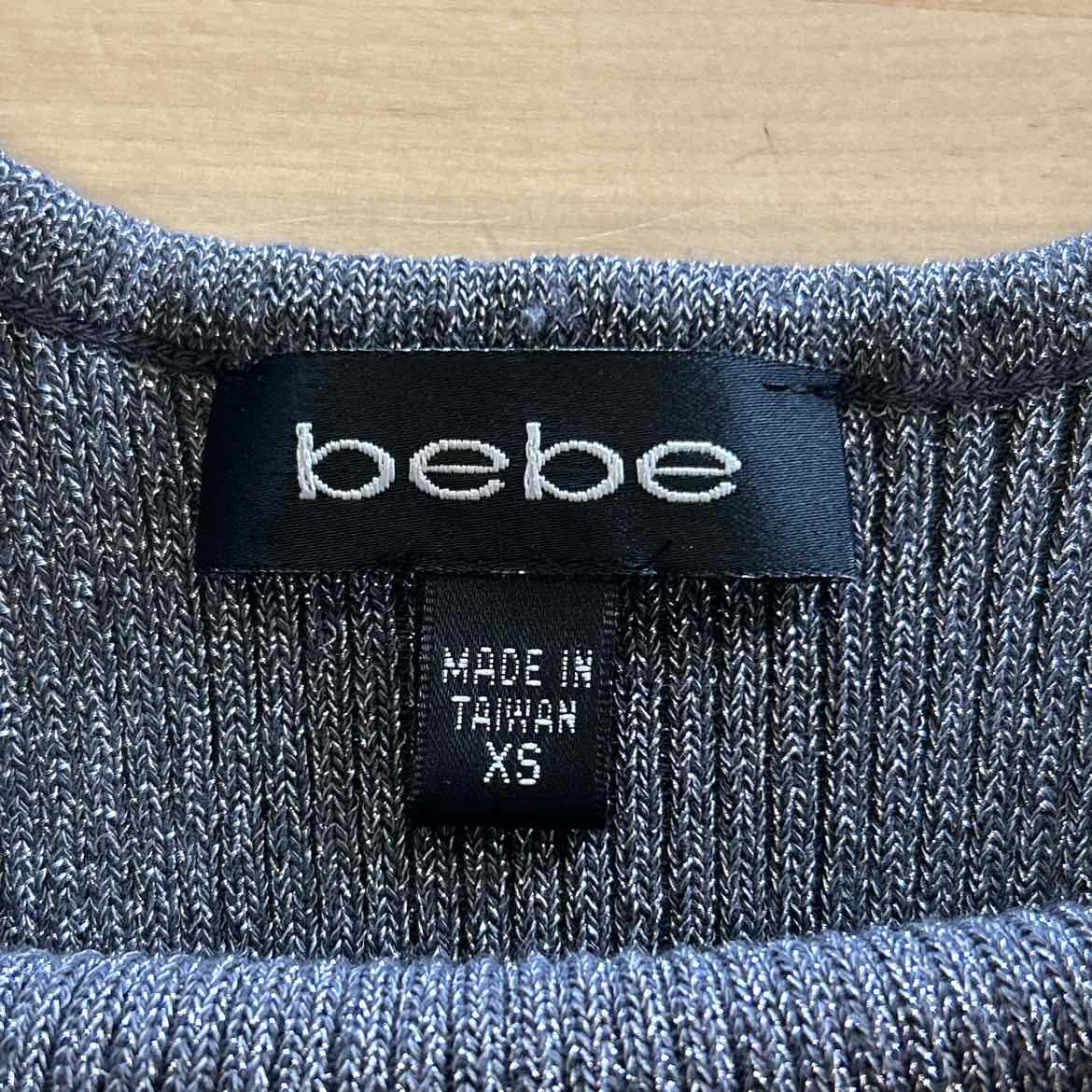 Bebe Size XS Grey Preloved Tank