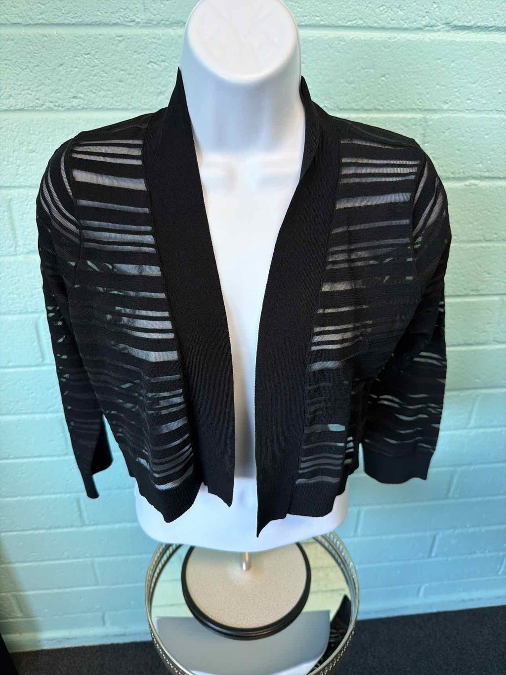 Calvin Klein Size M Black cardigan Sweater