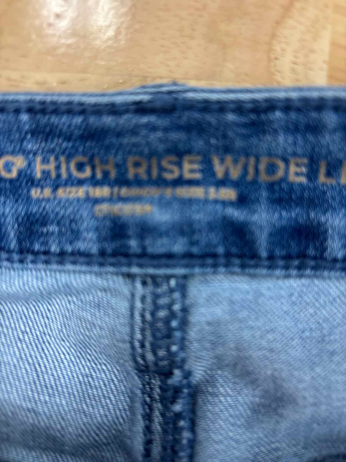 Chico's Size 3.5 (18) Blue Denim Preloved Jeans