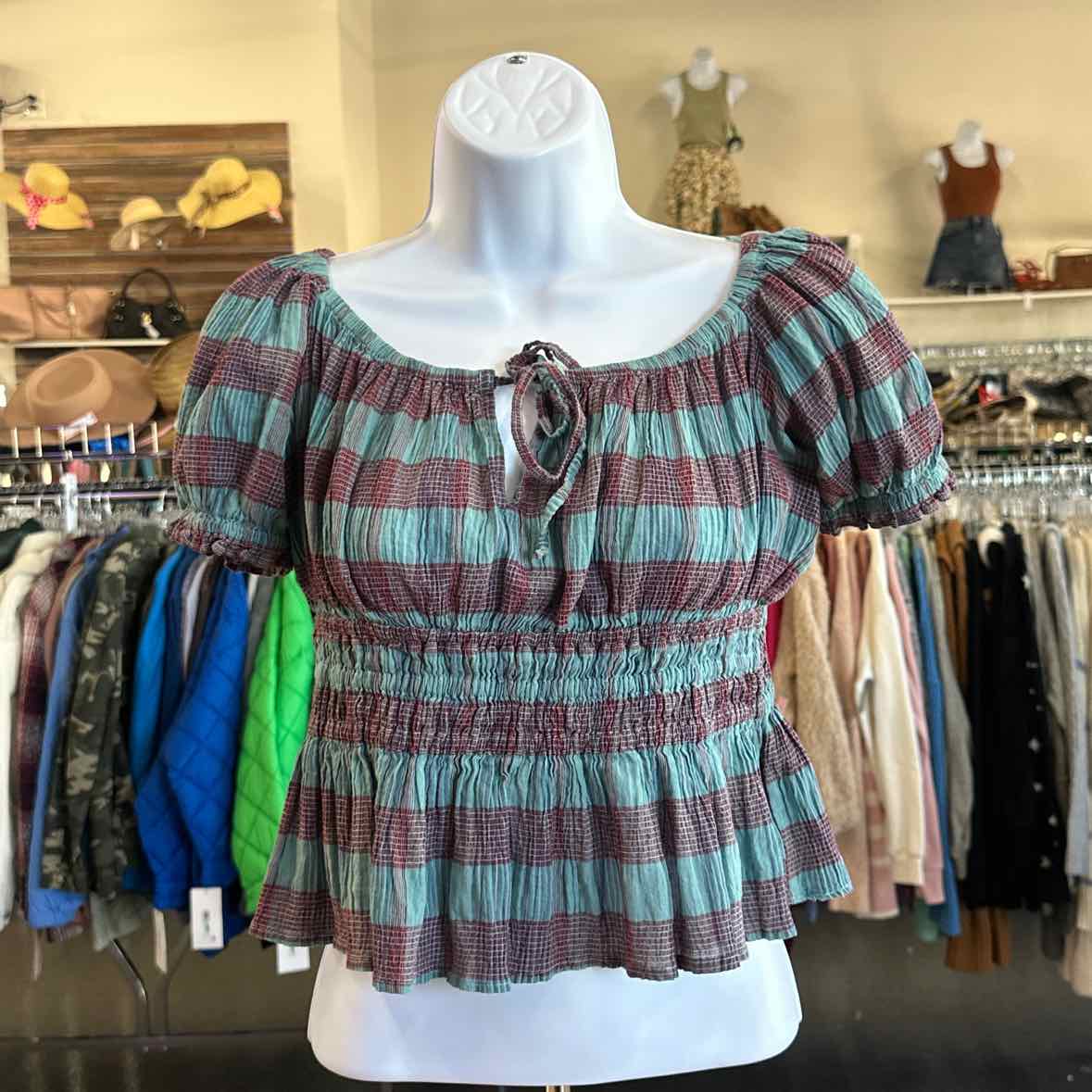 Free People Size XS blue/purple Blouse