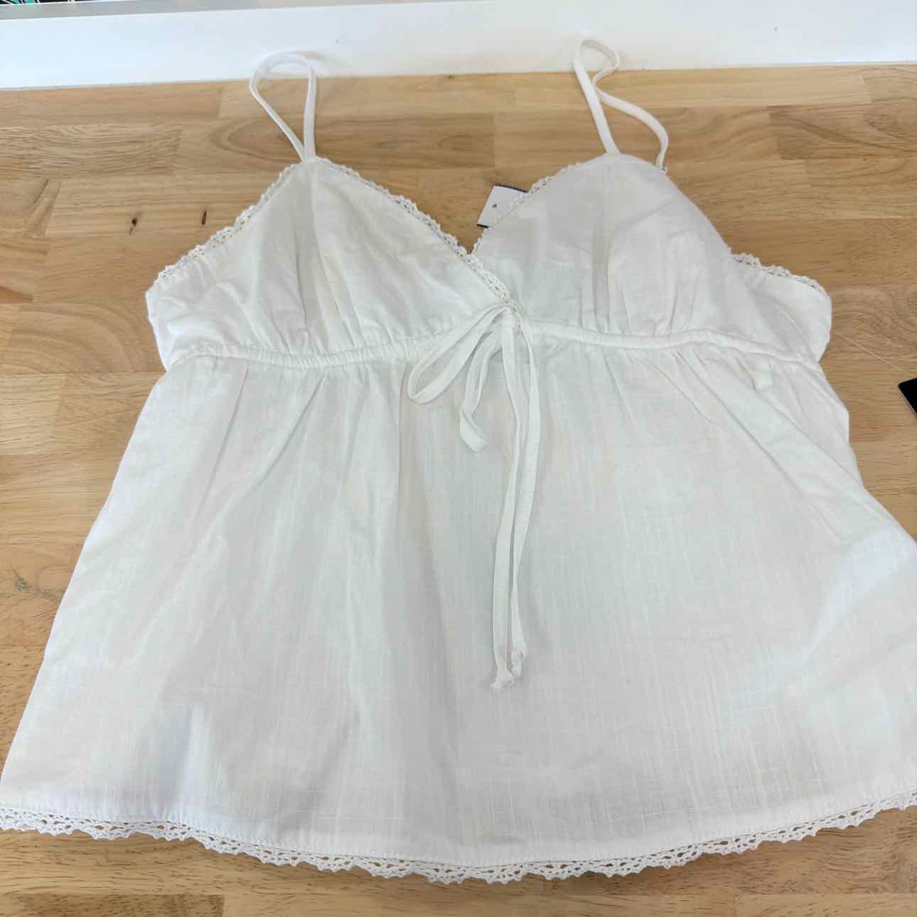 Madden Girl Size L Cotton Babydoll Top
