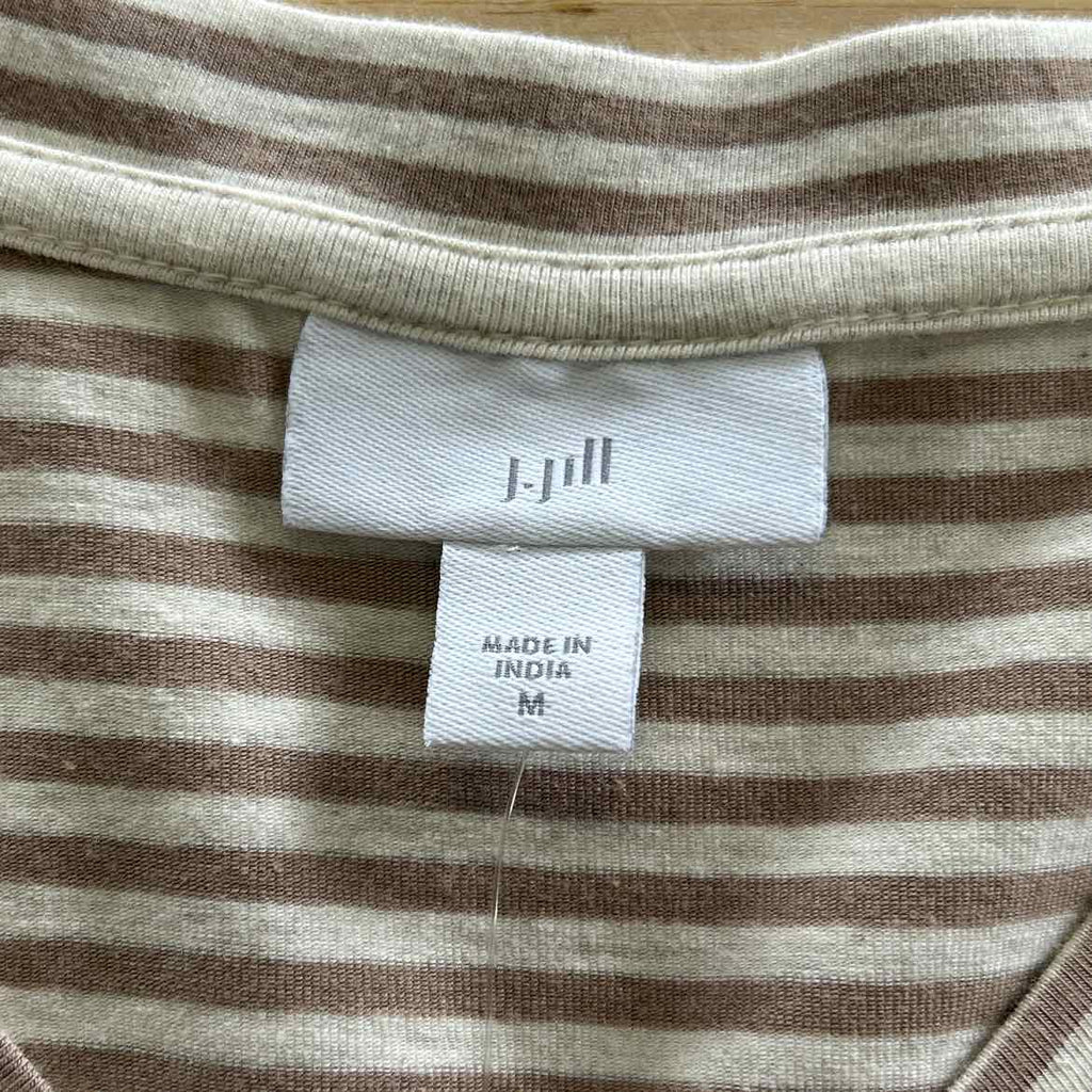 J Jill Size M Brown Preloved T-Shirt SS