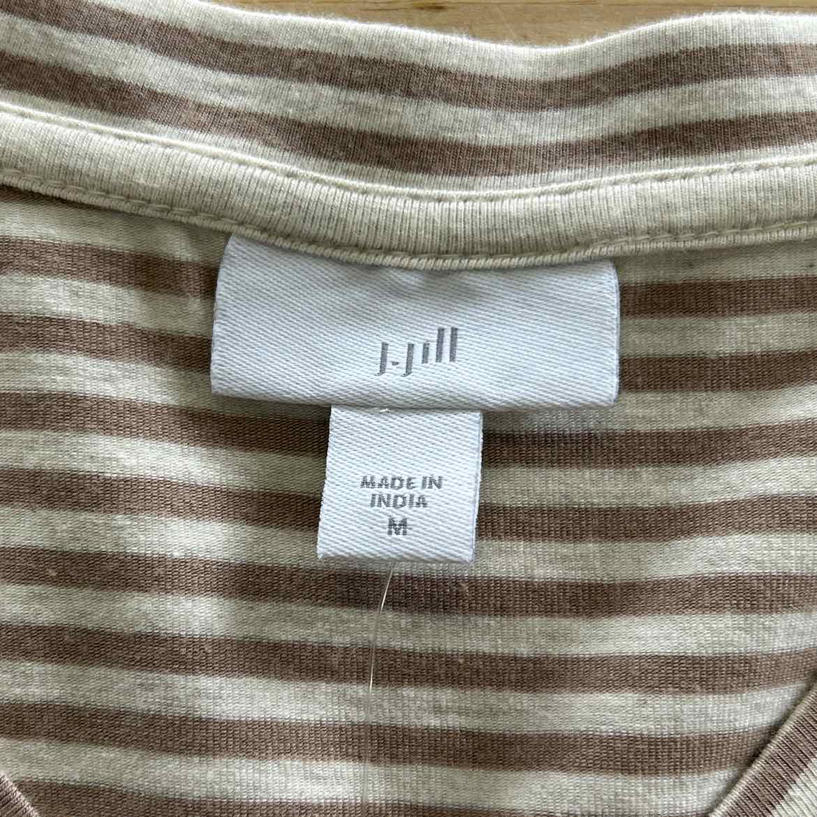 J Jill Size M Brown Preloved T-Shirt SS