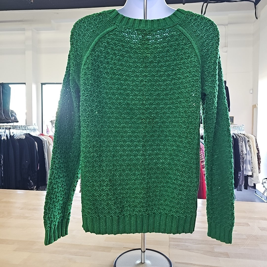Worthington Size XL Green Knit Sweater