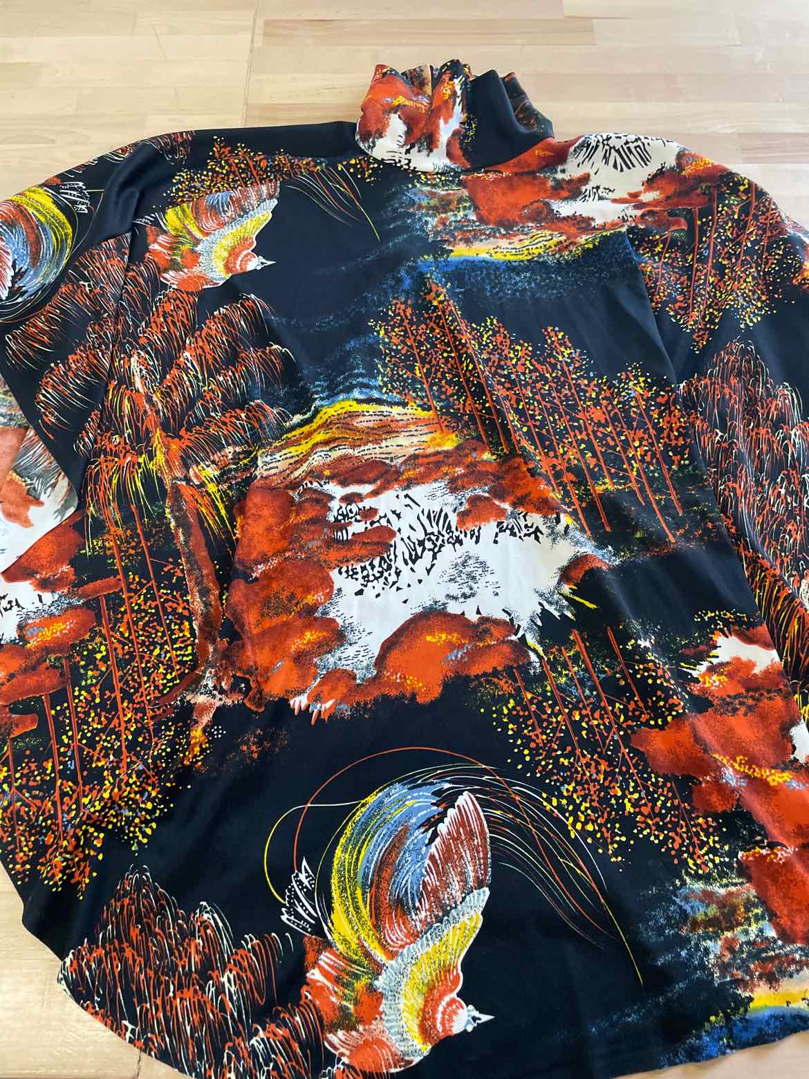 Size M Multi-Color Poncho