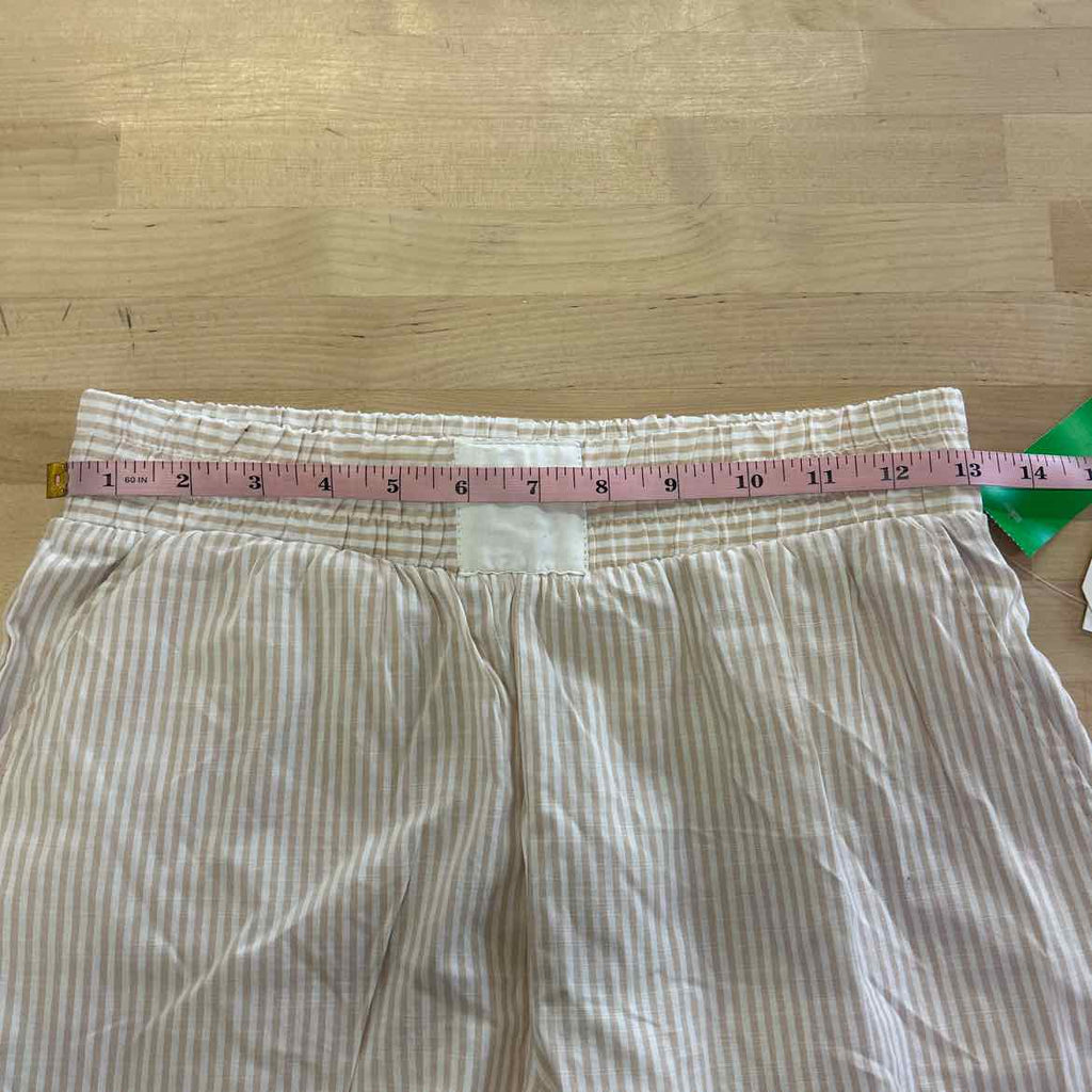 Hippie Rose Juniors' Stripe Boxer Shorts - Sand Stripe - XS