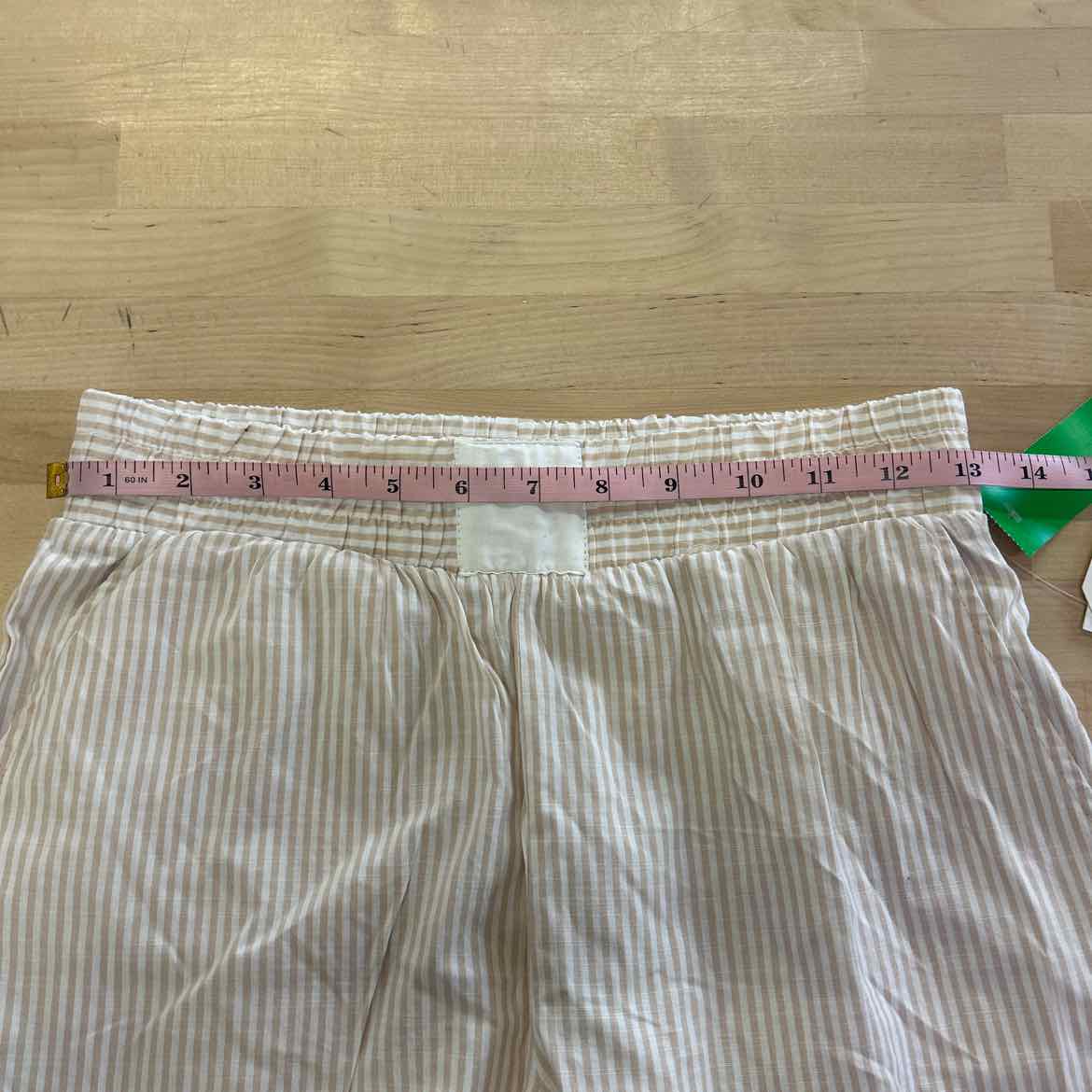 Hippie Rose Juniors' Stripe Boxer Shorts - Sand Stripe - XS