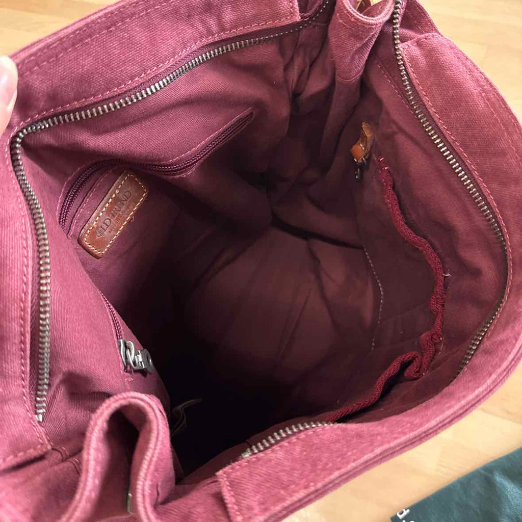 Old Trend Red Backpack Leather New Handbag