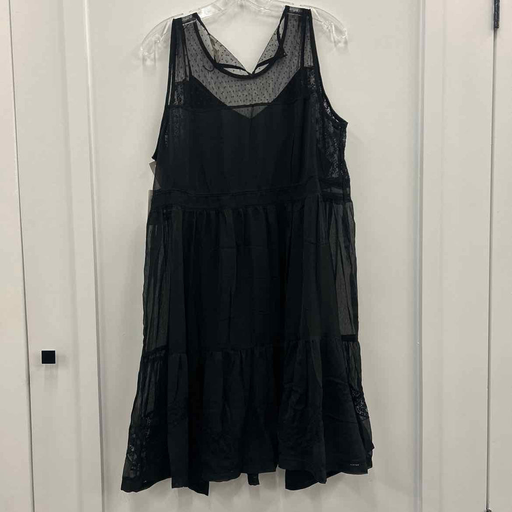 Lucky Brand Size XL Black New Dress