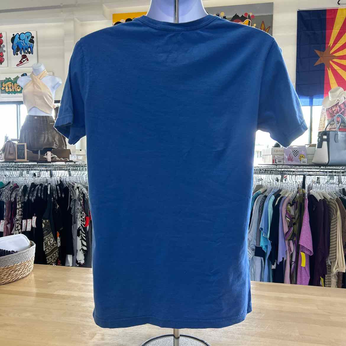 RVCA Size M Blue Preloved MENS T-shirt