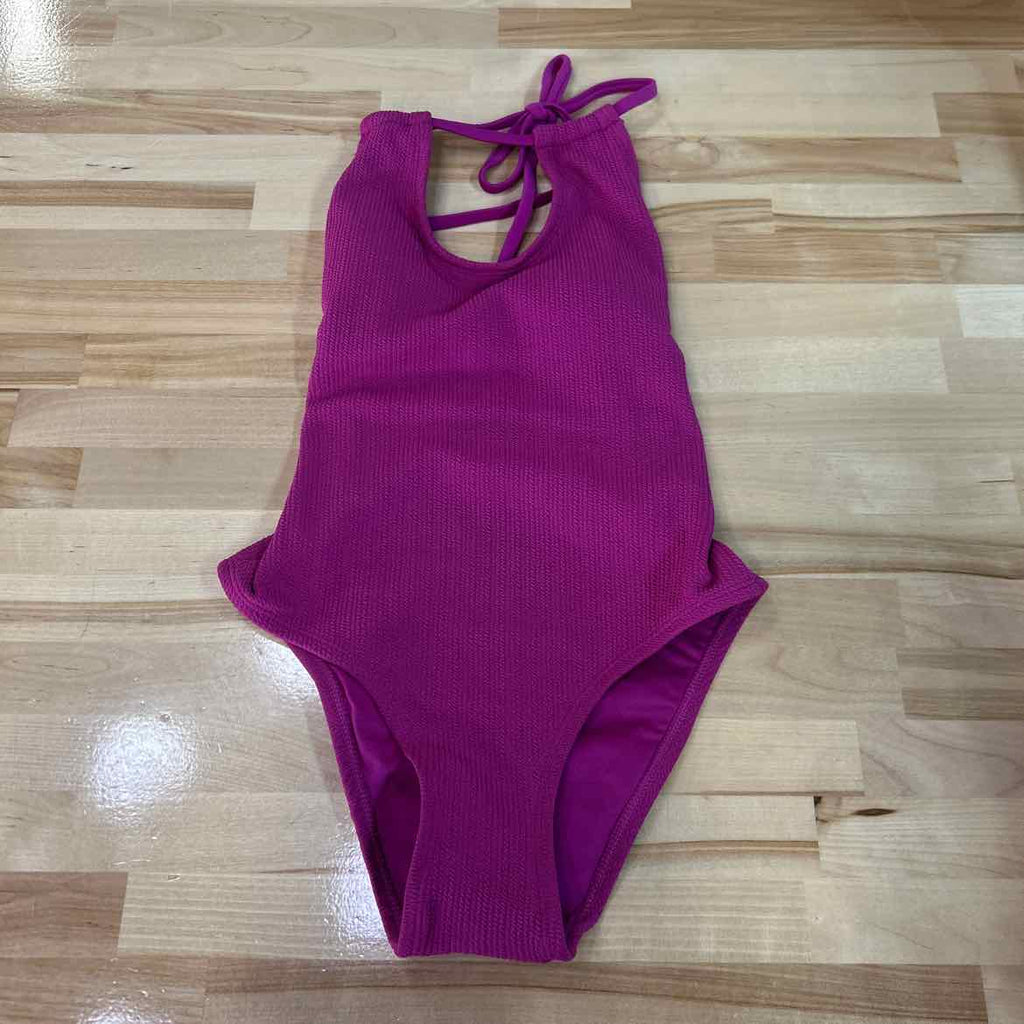 Roxy Juniors' Aruba Halter One-Piece Swimsuit - Wild Aster Pink