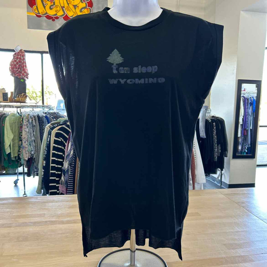 Bella + Canvas Size S Black Sleeveless