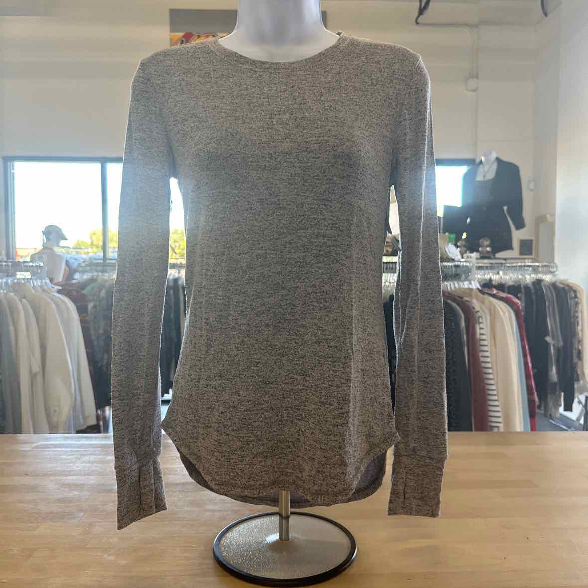 Cuddleduds Size S Gray Long Sleeve