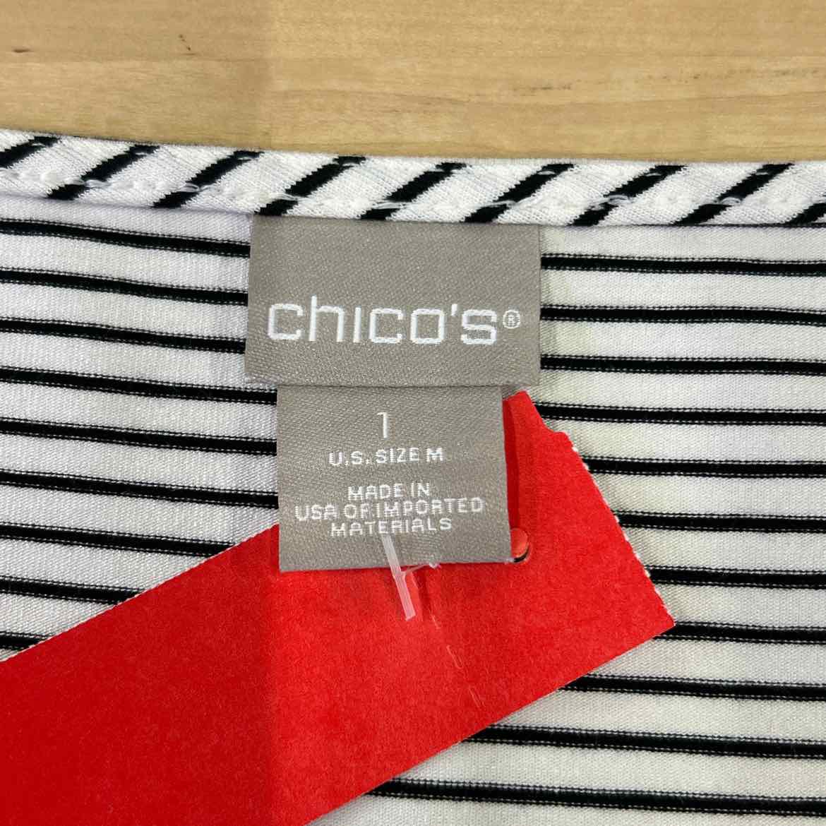 Chico's Size 1 Black Used Longsleeve