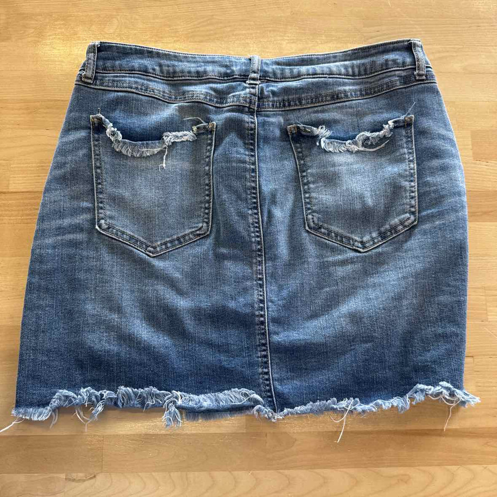 Rewash Size 11 Blue Skirt
