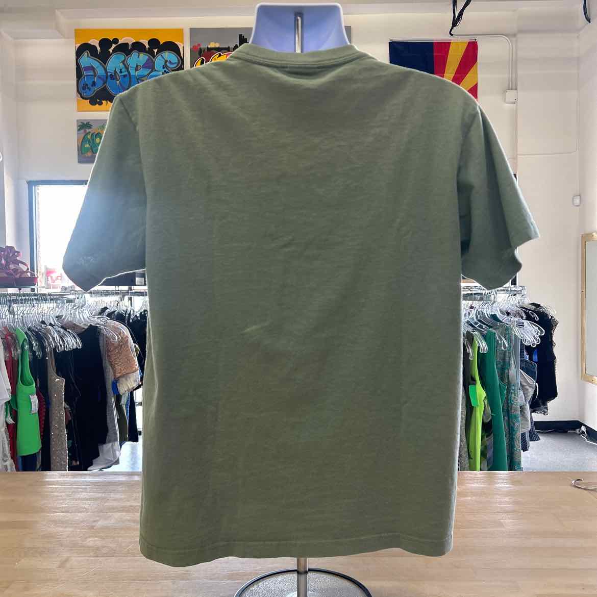 lee Size M Green Preloved MENS T-shirt