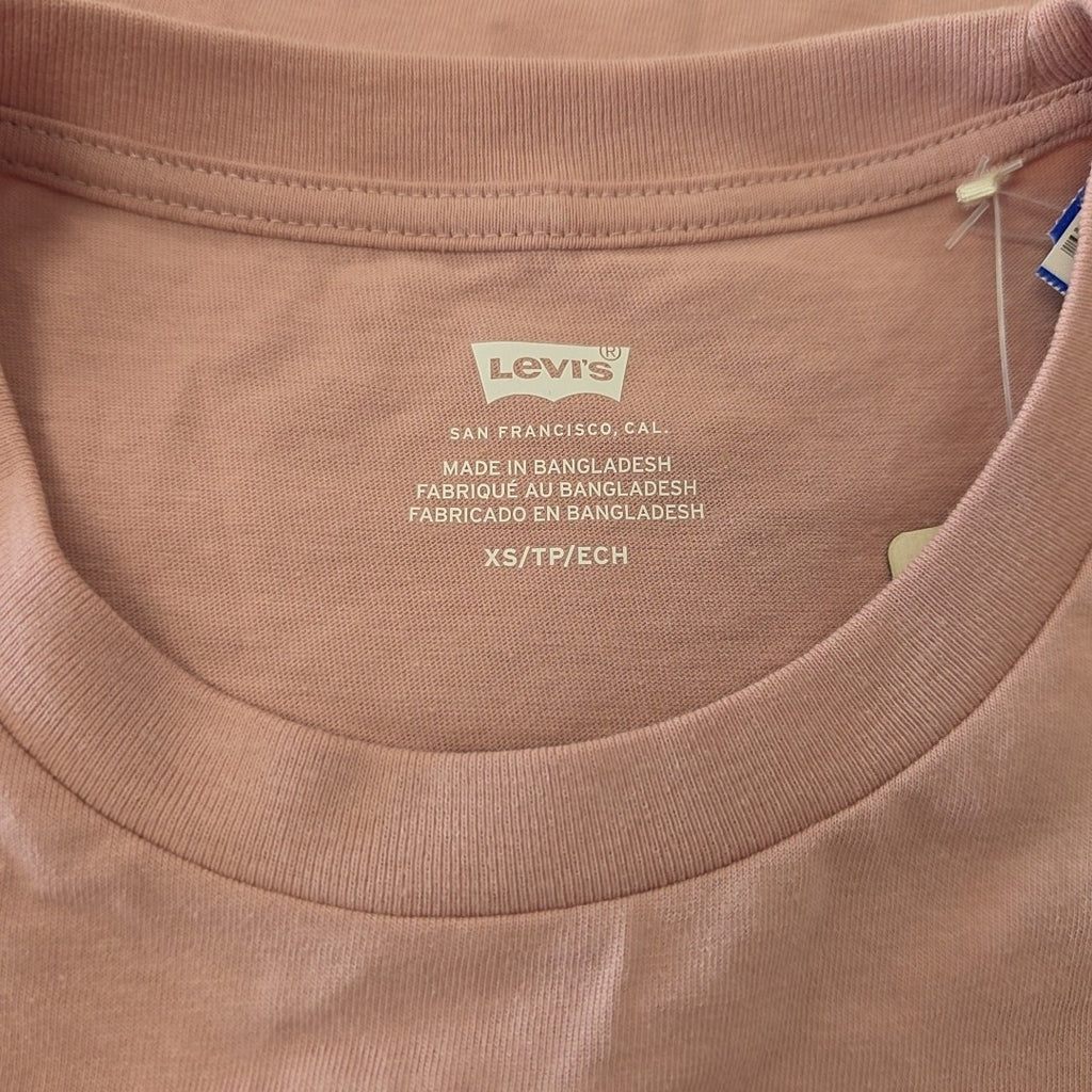 Levi's Size XS Perfect Graphic Logo Cotton T-shirt