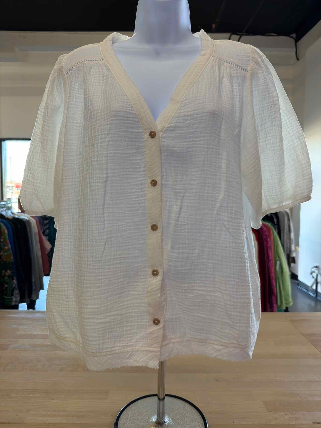 Knox Rose Size S White Blouse