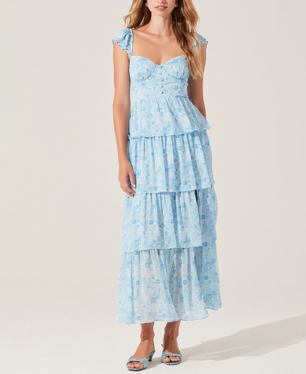 astr Size M Blue New Dress