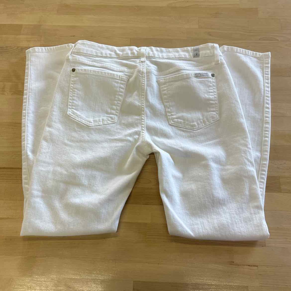 7 for all mankind Size 30 White Pants